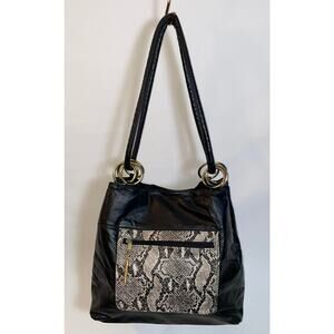 Genuine Leather Purse - Made in USA - Unique Ring‎ Detail for Straps